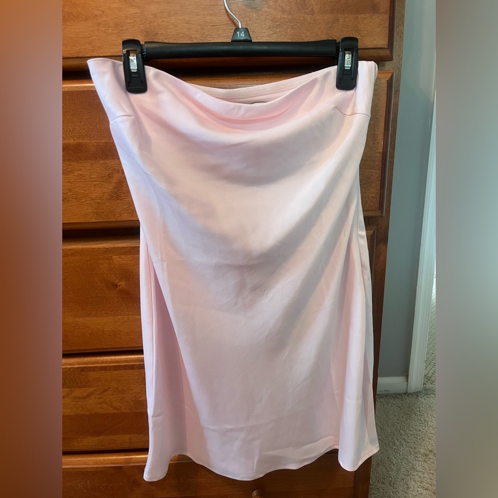 Urban Outfitters strapless pink dress